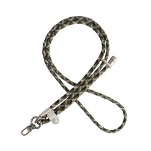 Trageband/ Handykette/ Strap für Smartphone Rombo Grün/Weiss 8mm