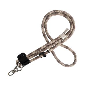 Trageband/ Handykette/ Strap für Smartphone Wave Mocca Braun 9 mm